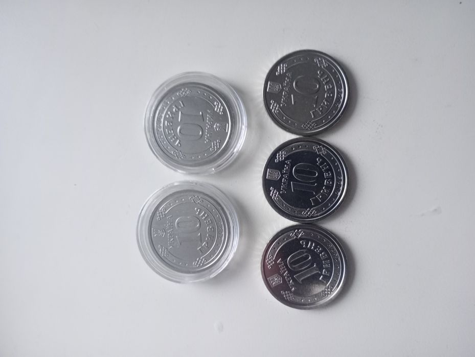 Монеты 10 гривен 2025