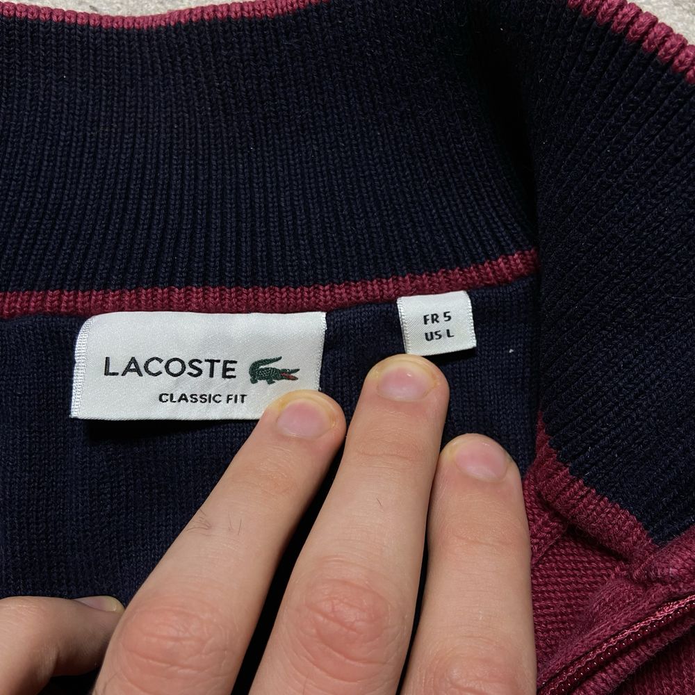 Світер 1/4 zip lacoste
