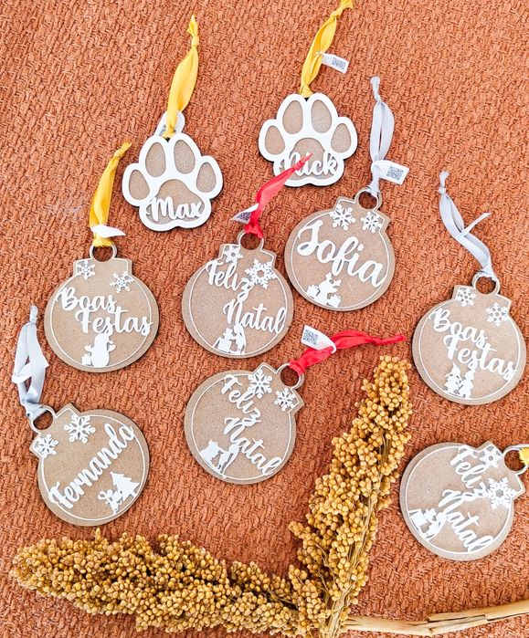 Bolas de Natal personalizadas