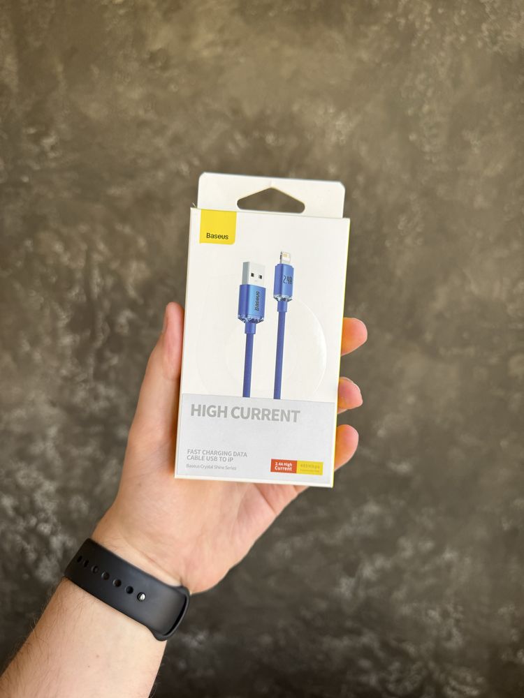 Кабель Baseus Crystal Shine Series Lightning 2.4A (1.2m)
