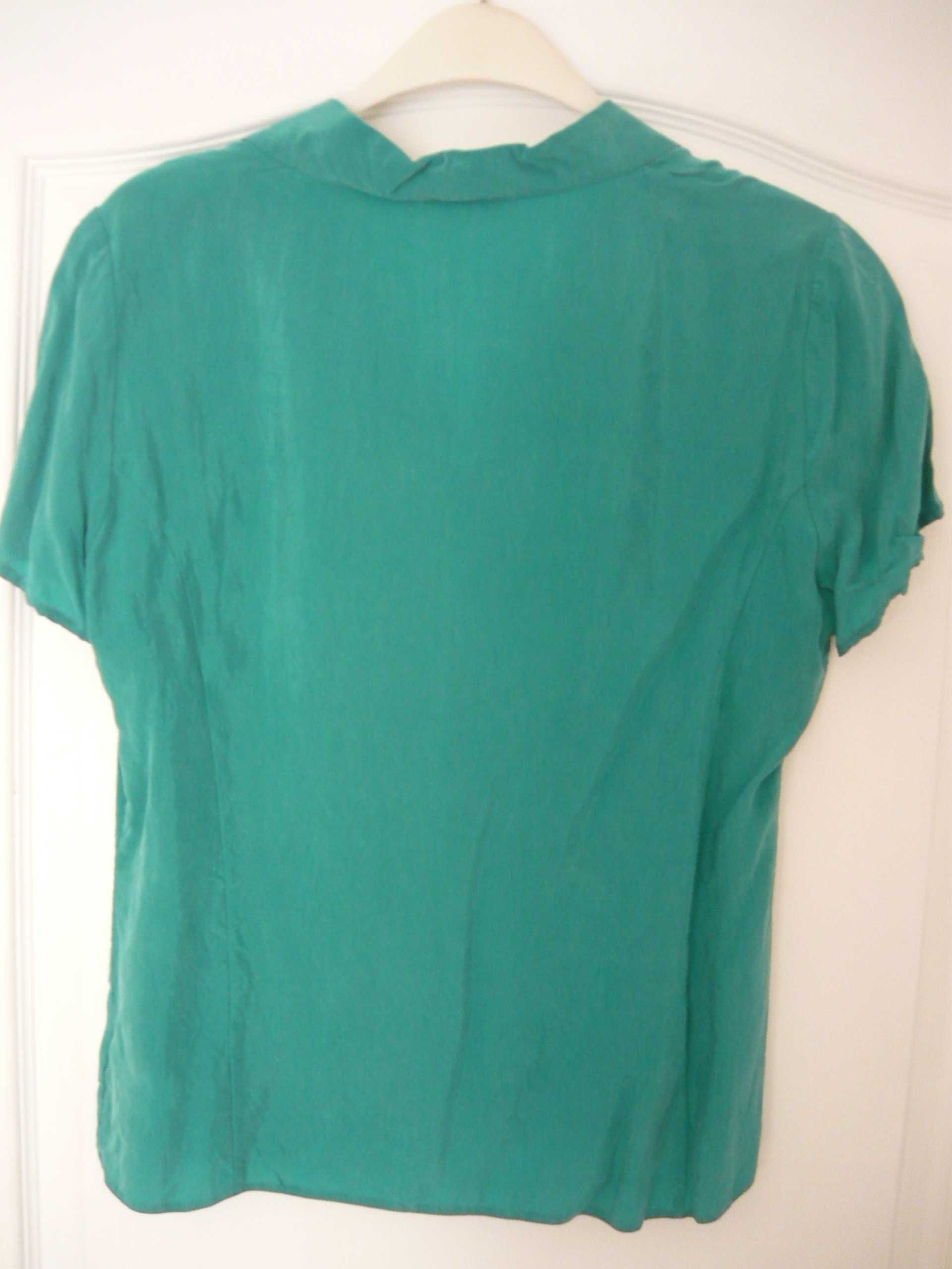 elegancka bluzka wizytowa koszulowa damska 38 wysoka jakość