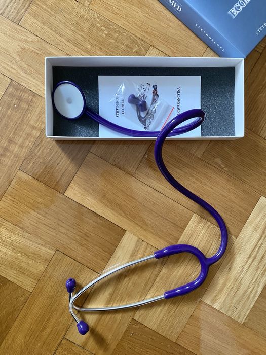 Ecomed fioletowy stetoskop