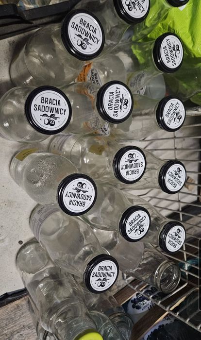 45 sztuk butelek 0,7litra na soki nalewki zestaw mega paka z zakrętkam