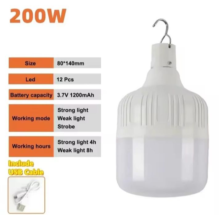 Акумуляторна Led лампа USB