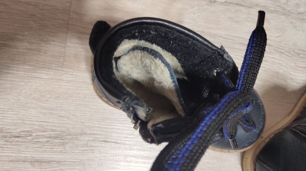 Детские зимние ботинки 22 размер(14см стелька)