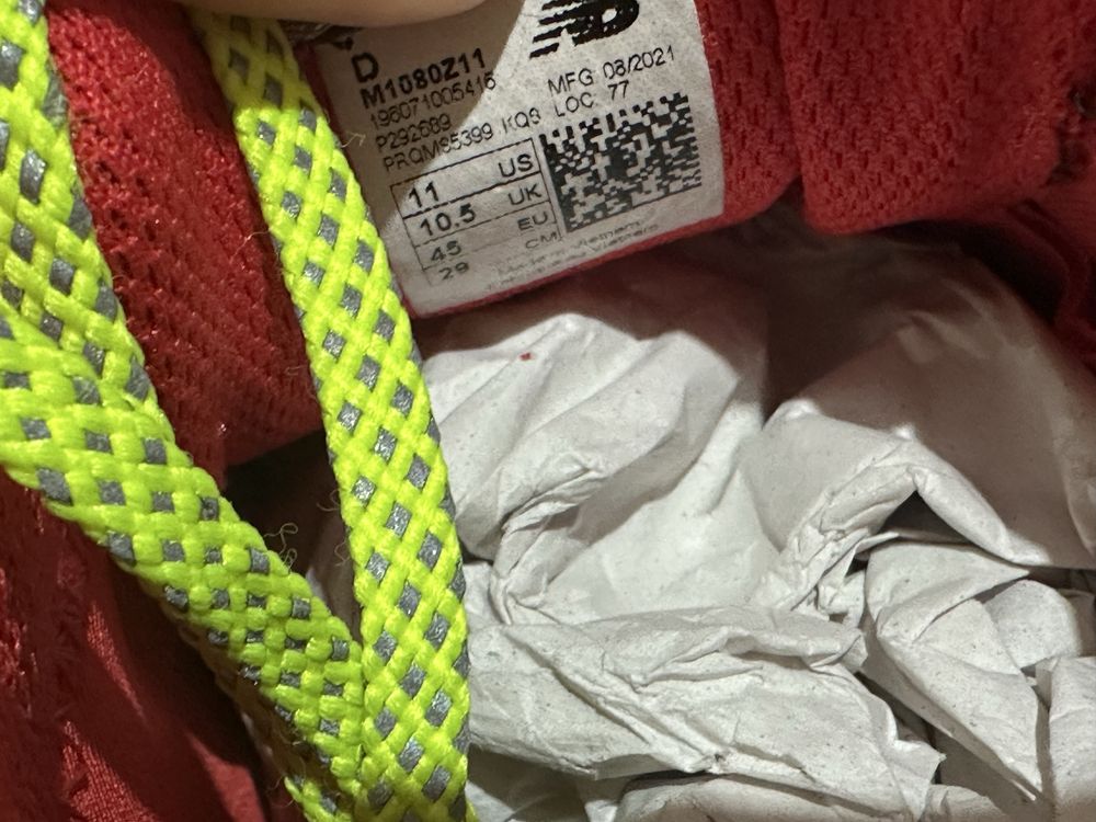 Кросівки New balance Fresh Foam x Aries 1080 V11 ( РОЗМІР 45 )