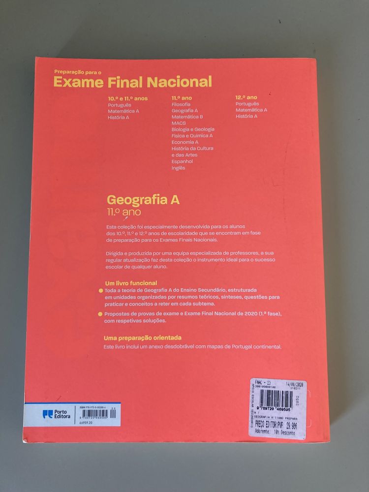 Livro Geografia para preparação do exame nacional