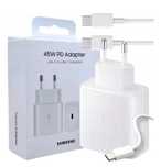 Ładowarka Samsung 45W ORYGINALNA Super Fast Charge! Biała