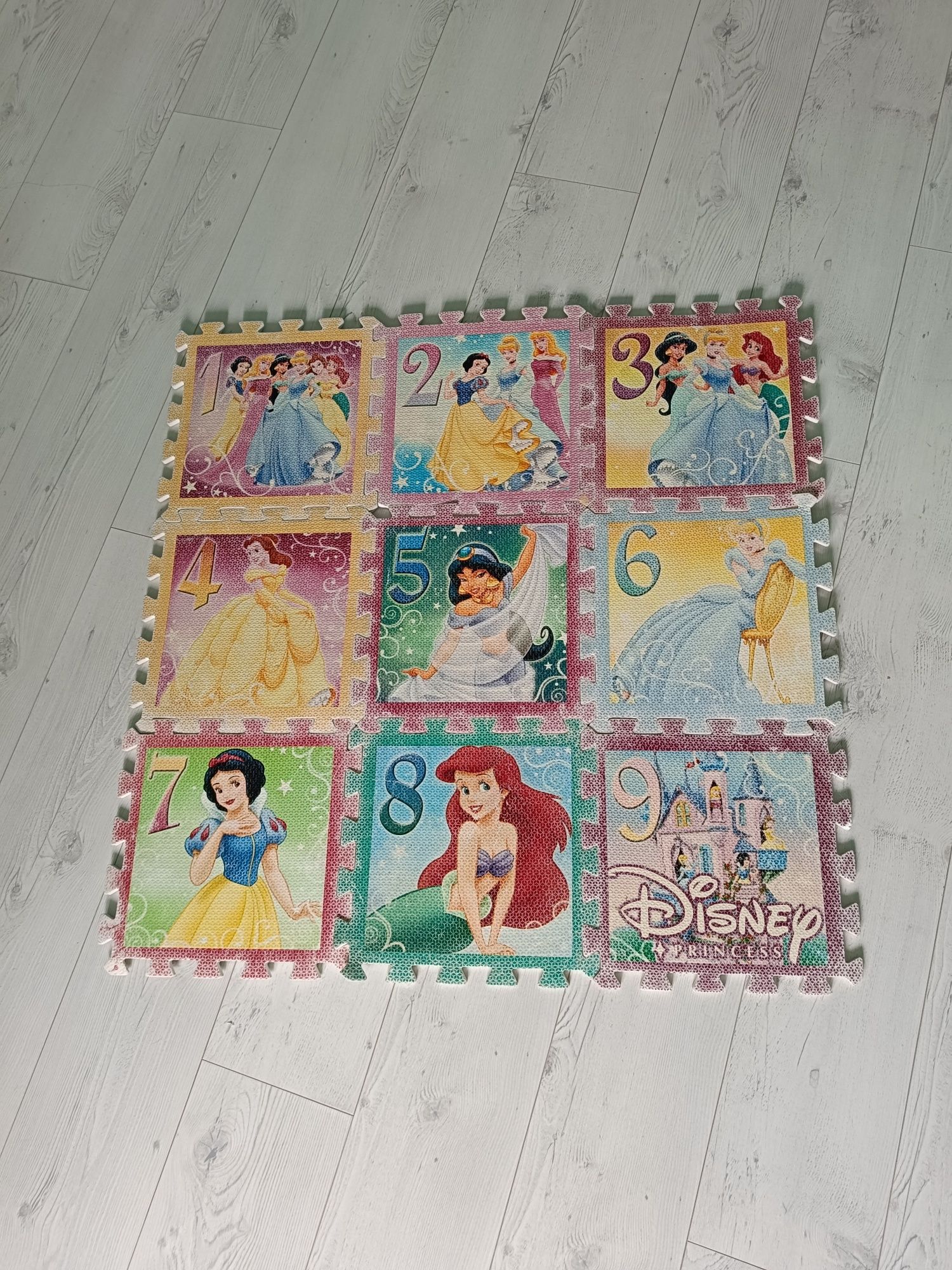 Duże puzzle piankowe Disney księżniczki dywan mata