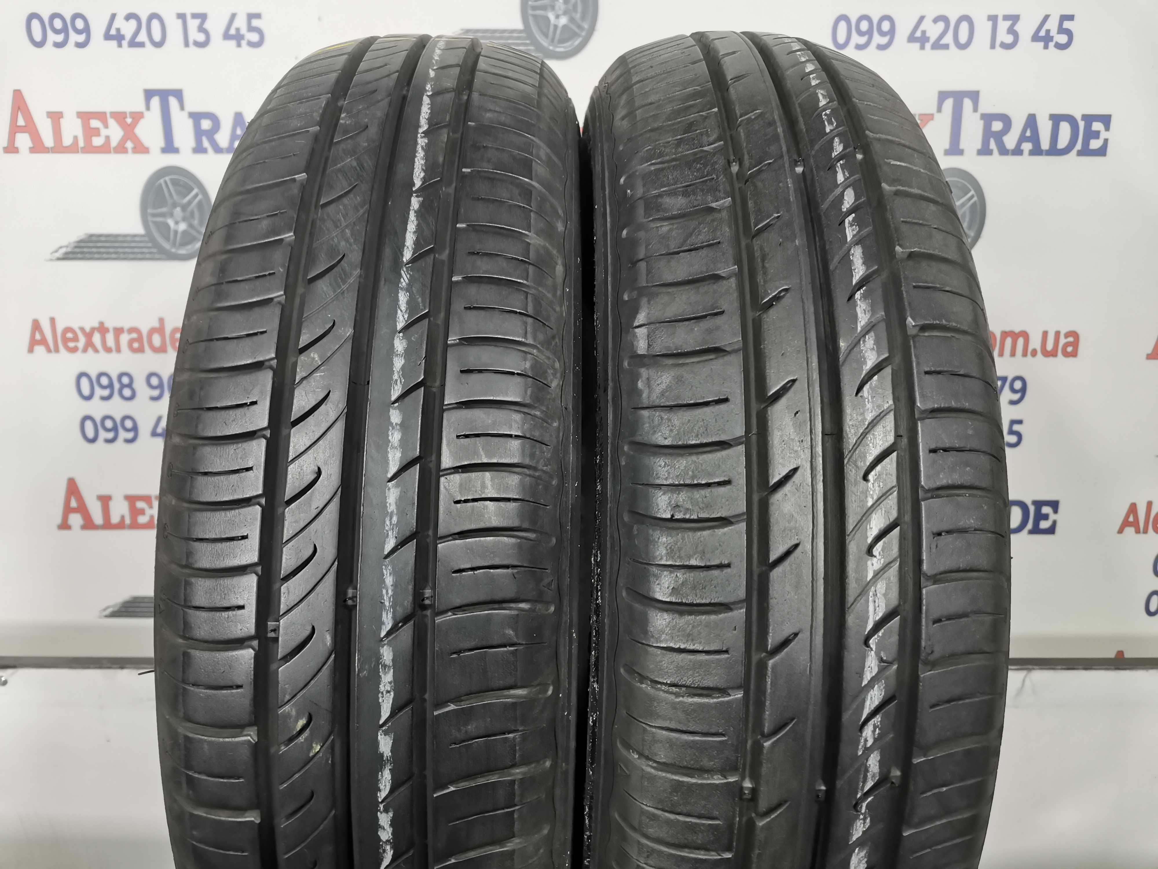 2 шт. 165/70 R14 Kumho Ecowing ES31 літні шини бу, 6 мм