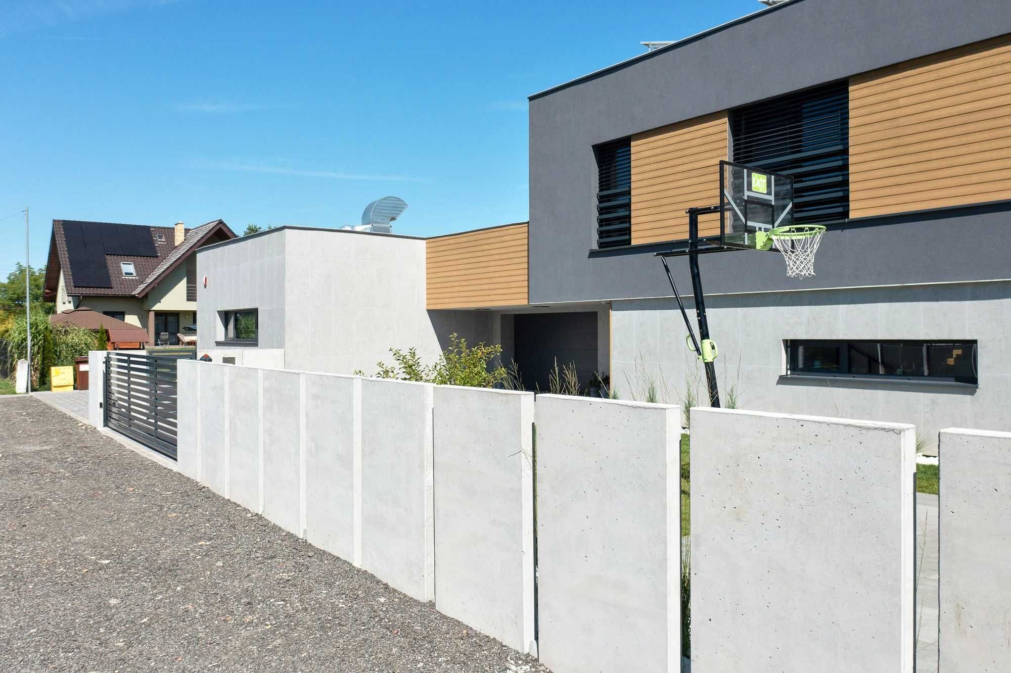 Mur betonowy L mury betonowe bloczki ogrodzeniowe Łódź