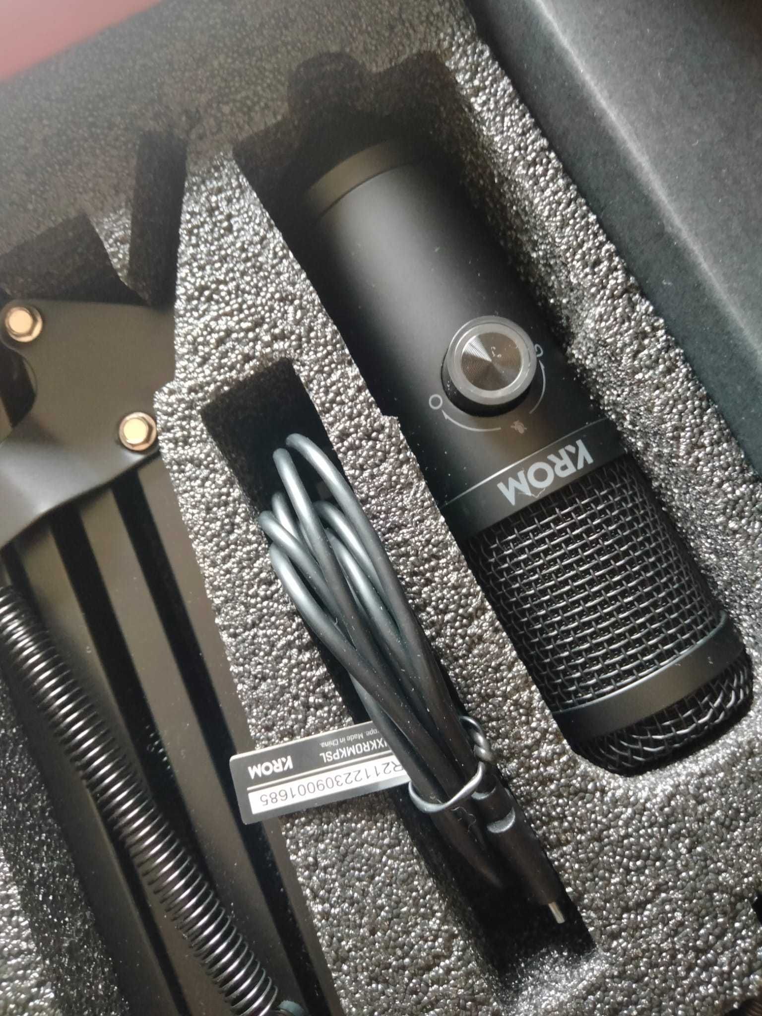 Krom Kapsule – Microfone Profissional USB - Nunca usado!