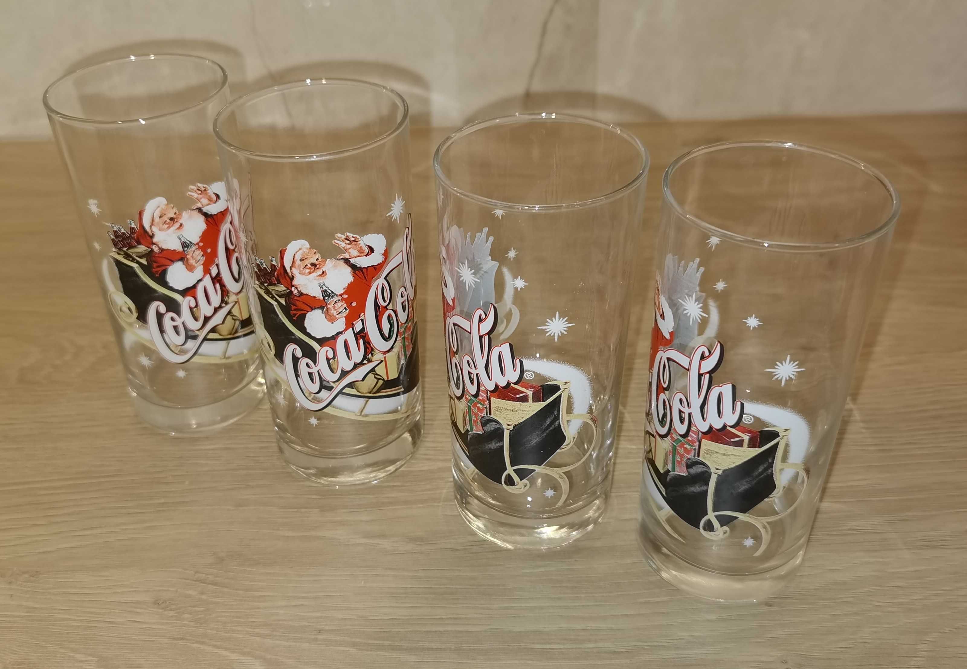 szklanka Coca-Cola świąteczna Mikołaj lata 90 Christmas nieużywana
