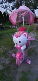 Rowerek Hello Kitty pchacz