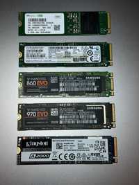 Продам б/у SSD m2 nvme 128 250 256 GB Samsung Kingston SK hynix