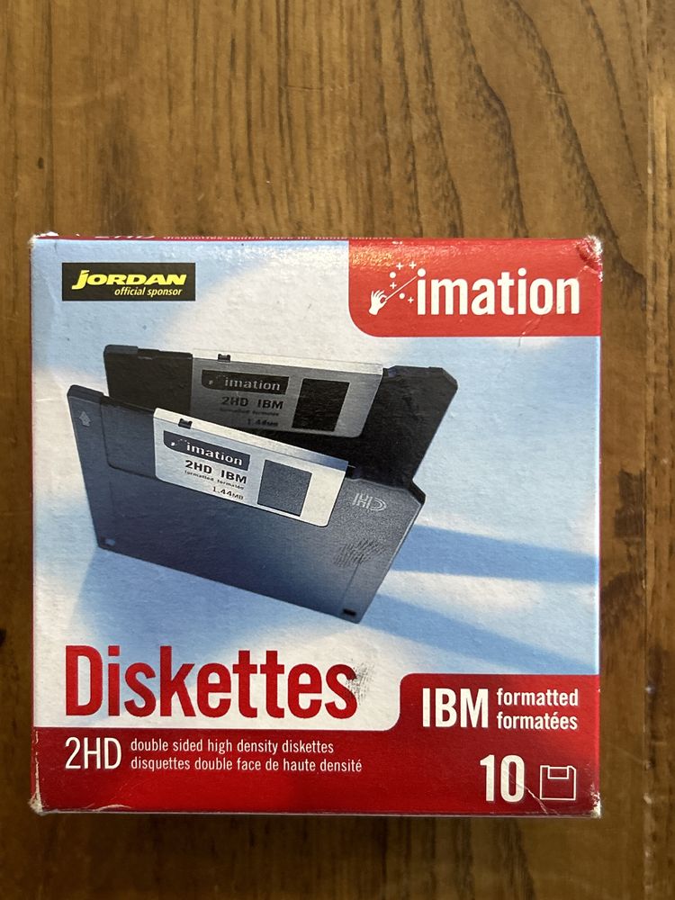 Disketes IBM 5.25 e 2HD cassete metal type iv disquetes diskette