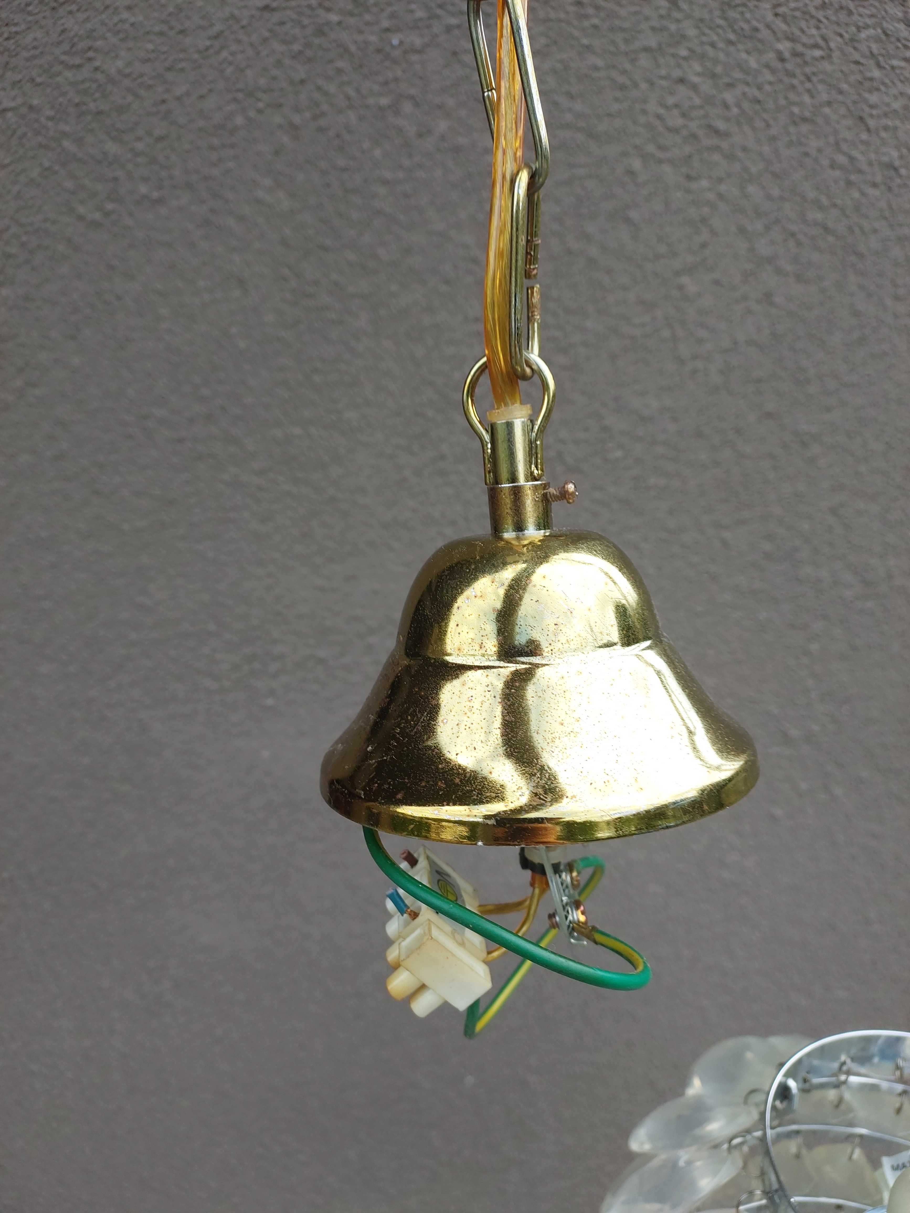 Lampa sufitowa kryształki akrylowe na łańcuchu glamour