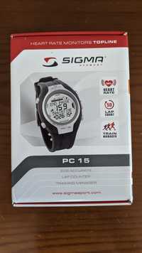 Relógio Pulsometro Sigma PC 15 NUNCA USADO
