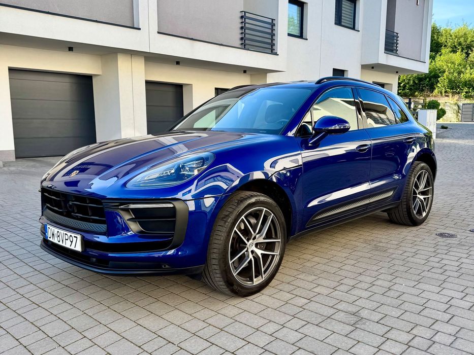 Porsche Macan Gentian Blue – Perfekcyjny Stan, Serwis ASO, Bogate Wyposażenie, 1 wł