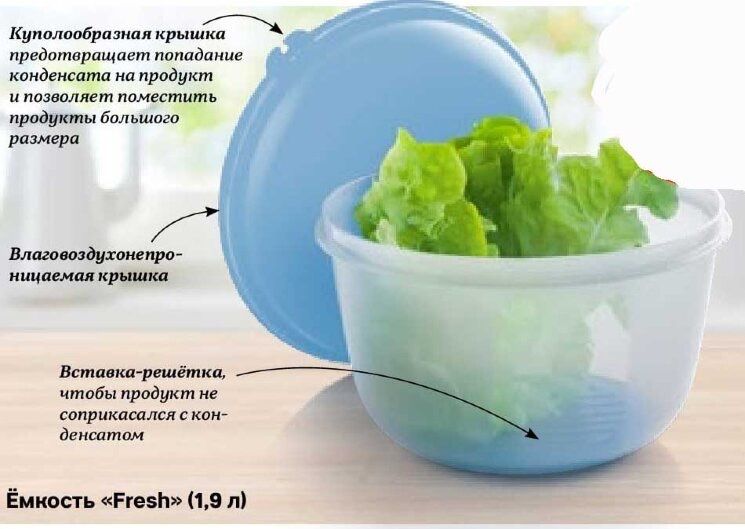 Система холодильник контейнер судок миска ємність Tupperware тапервер