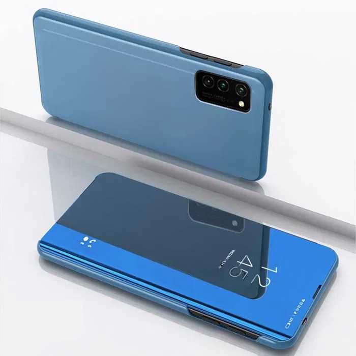 Etui z klapką Huawei P40 Lite, - Clear View Case Blue