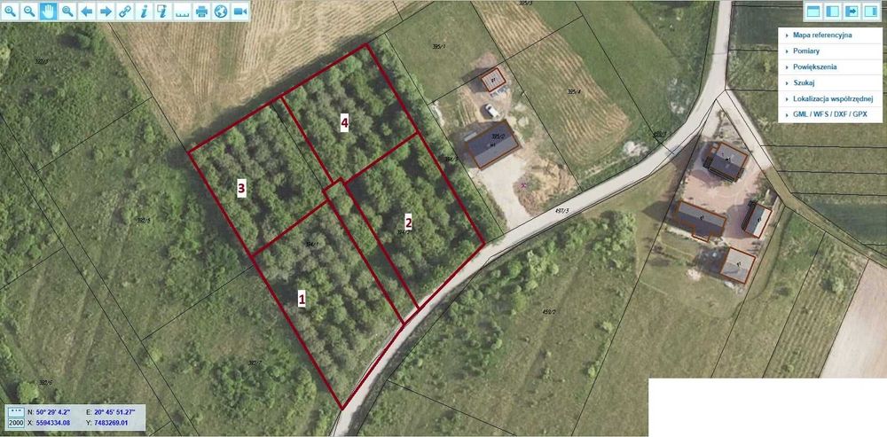 Sprzedam działki budowlane ok Buska Zdroju