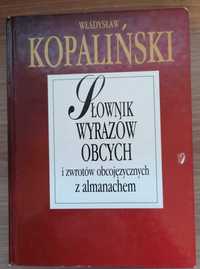 Słownik wyrazów obcych i zwrotów obcojęzycznych  almanachem Kopaliński