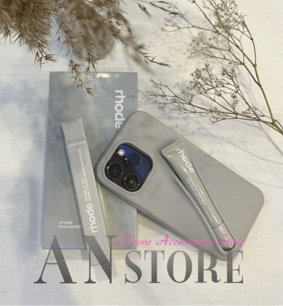 Чехол rhode espresso,ribbon,сірий з блиском на iPhone 11,11pro,12та ін