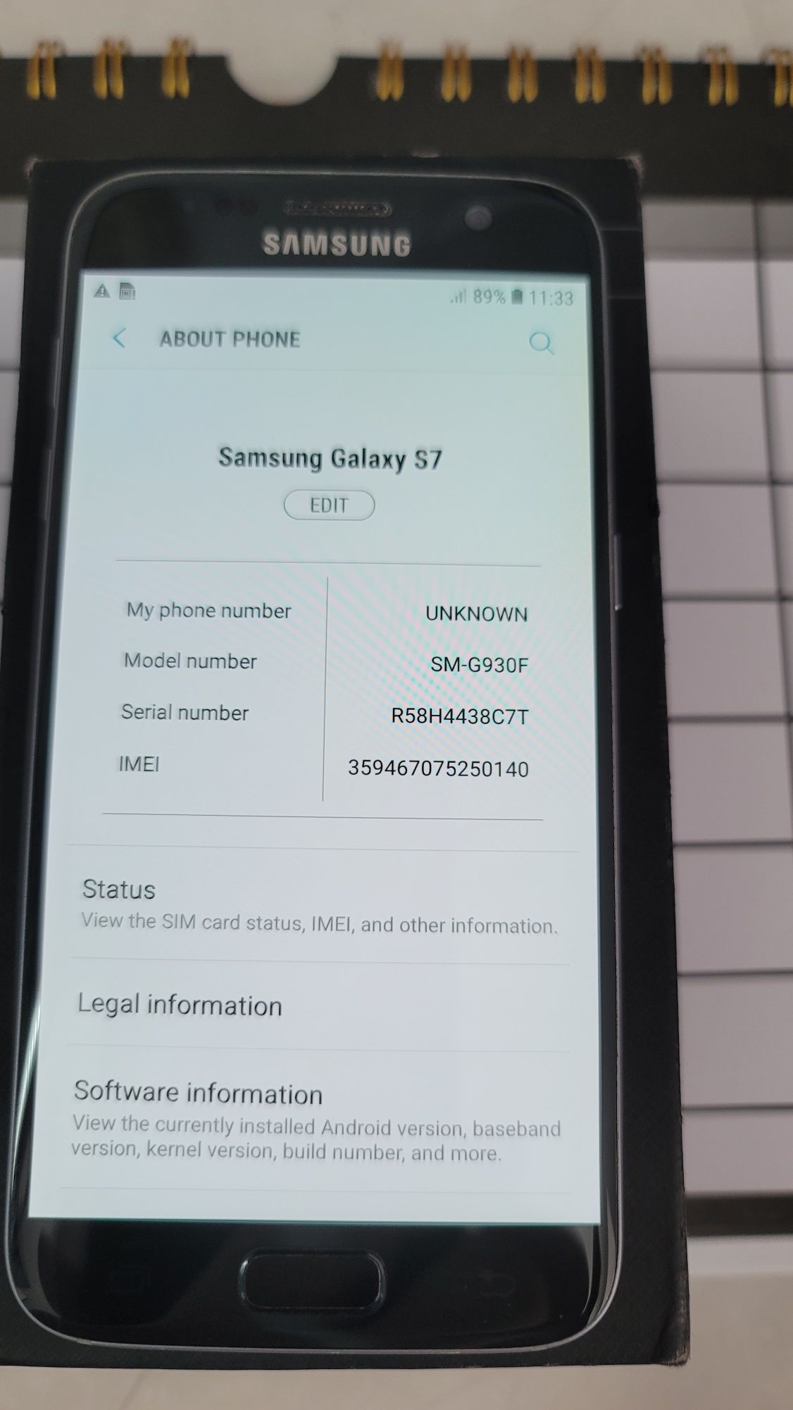 Смартфон Samsung S7
