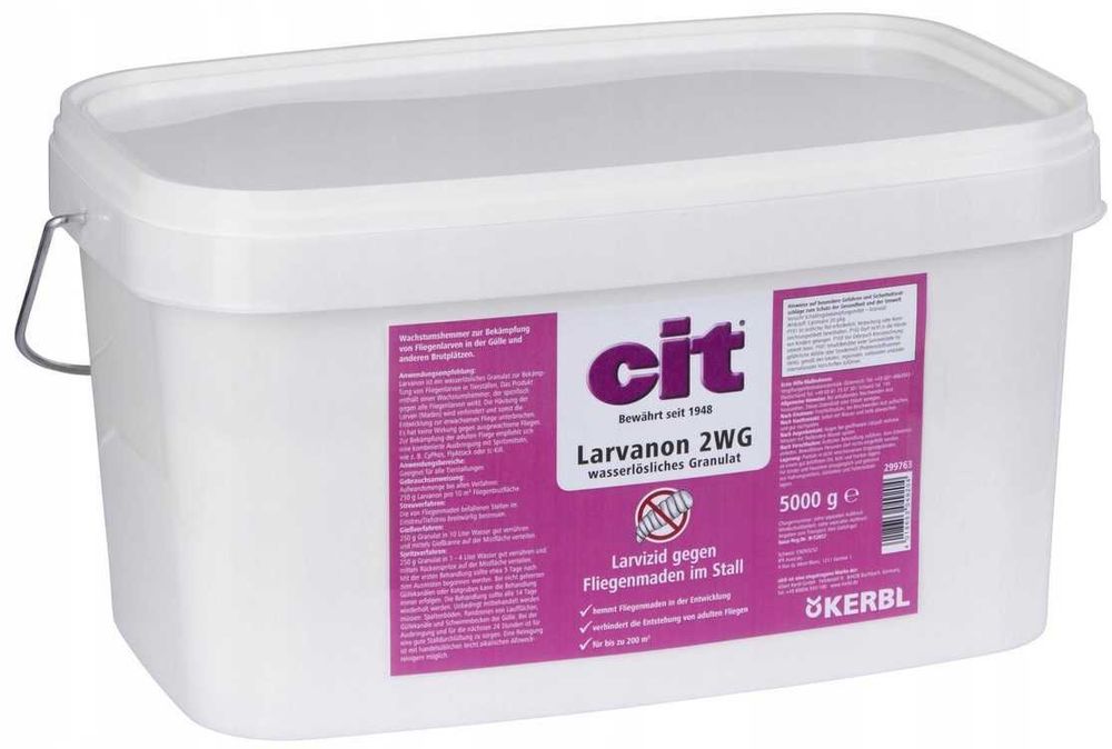 Środek owadobójczy na larwy much Larvanon 2 WG, 5000 g, Cit