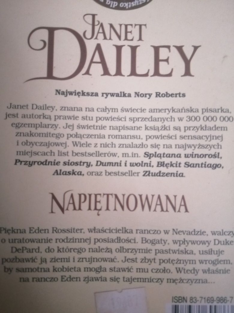 Napiętnowana Janet Dailey