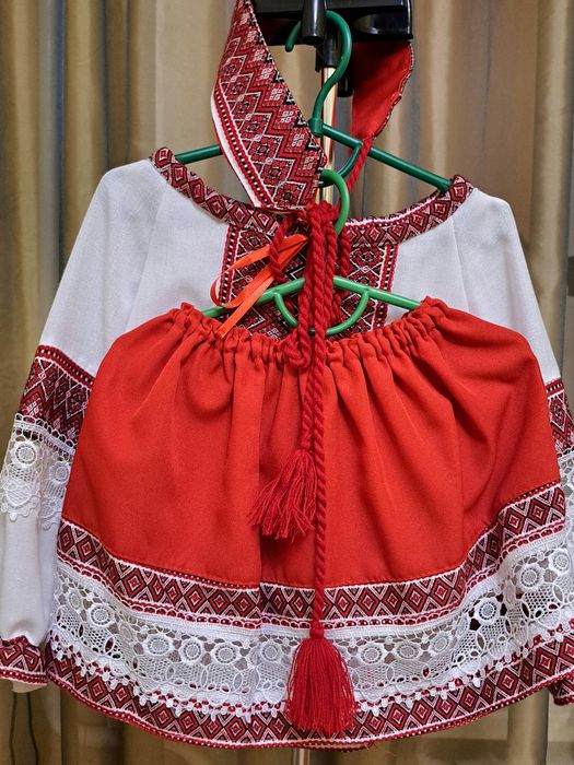 Вишиванка для дівчинки, сорочка, спідничка, вишитий костюм український