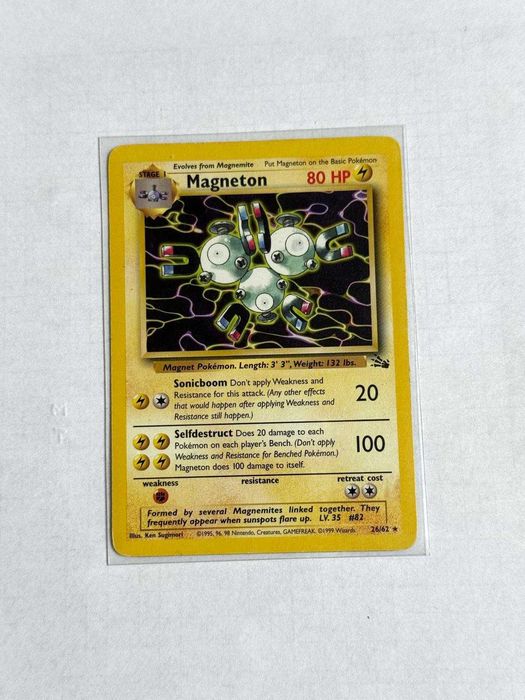 Cartas Originais Pokémon TCG - Edição Fossil