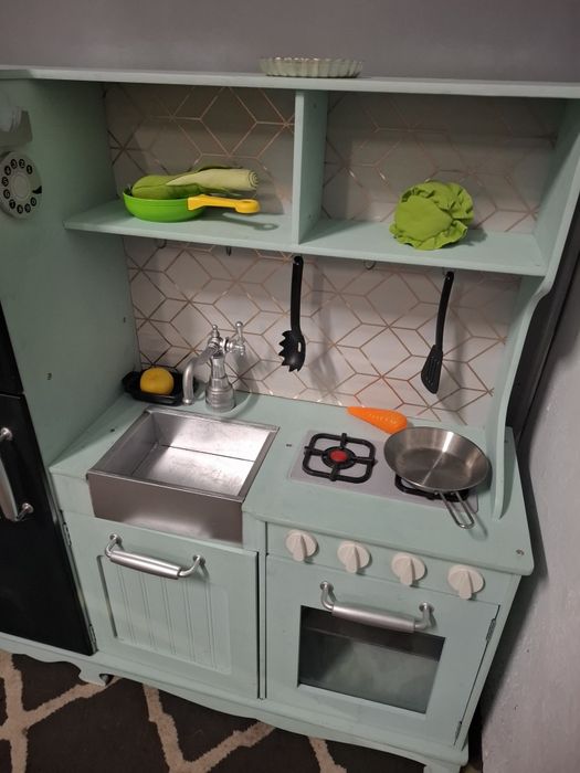 Kuchnia drewniana dla dzieci XXL + akcesoria