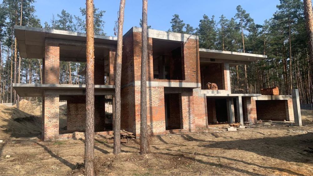 Современный дом в лесу, Пуща-Водица, с. Мощун