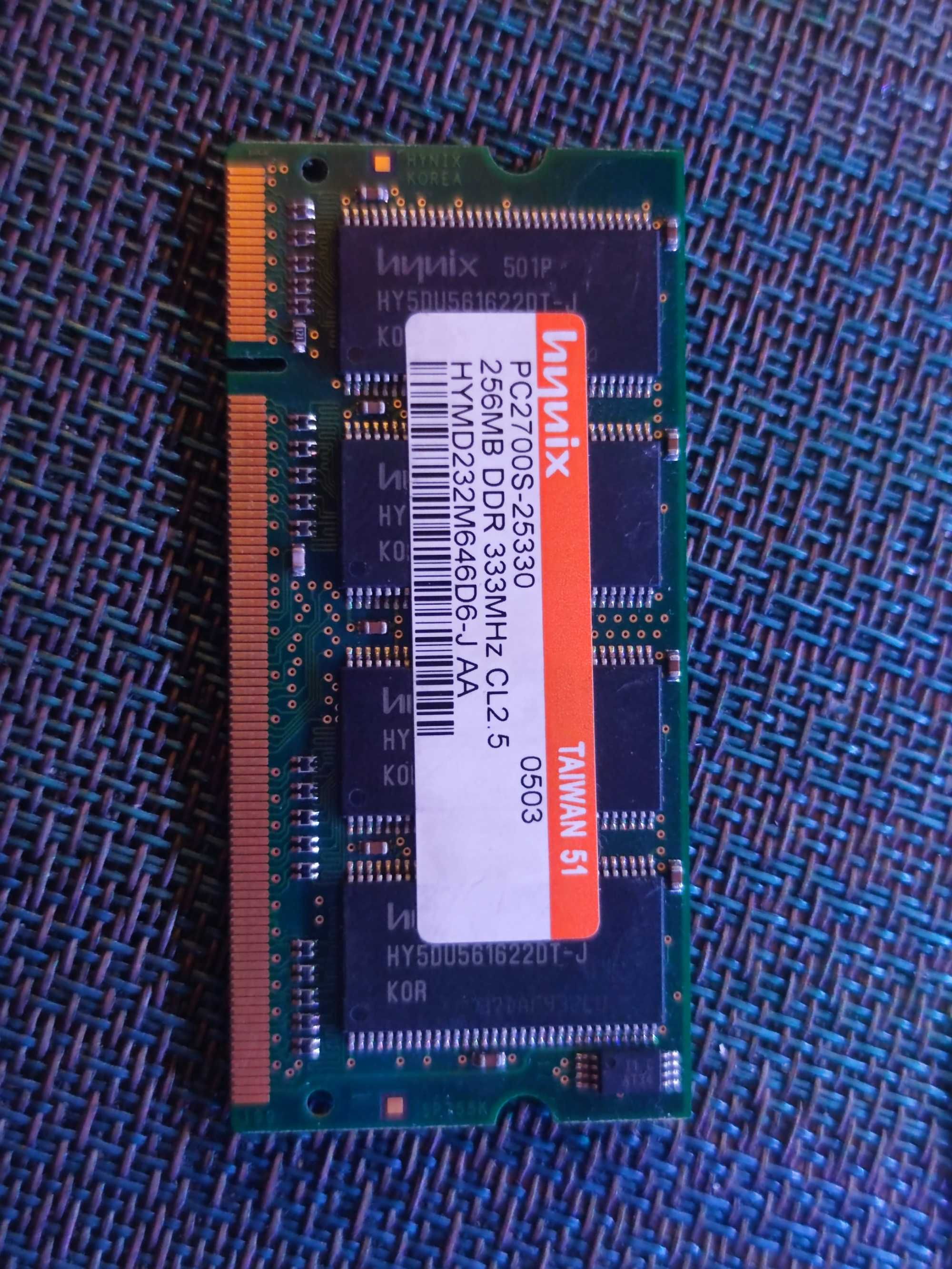 RAM laptop DDR/DDR2/DDR3