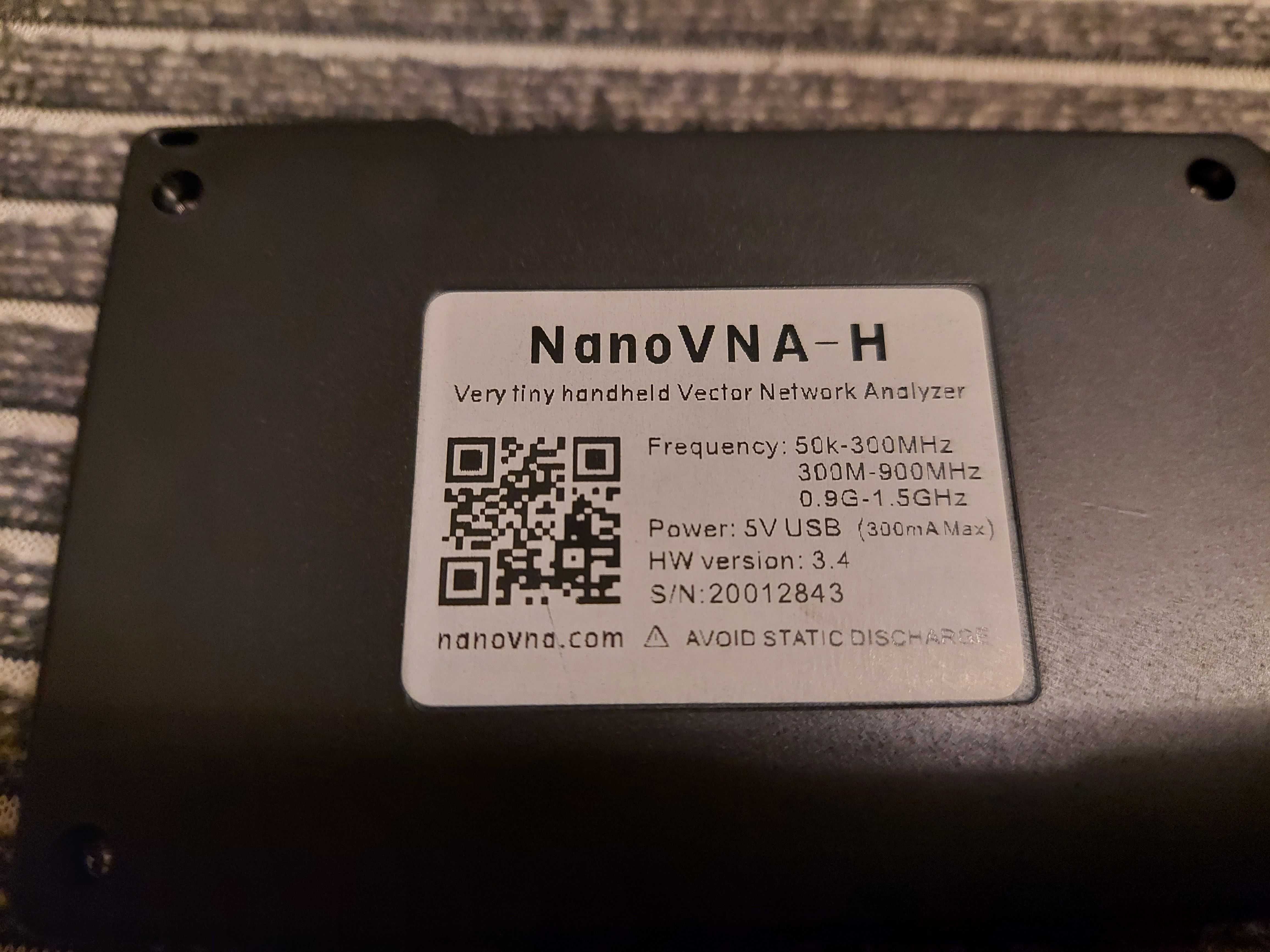 NanoVNA H analizator antenowy 50kHz - 1500MHz /nowa wersja H