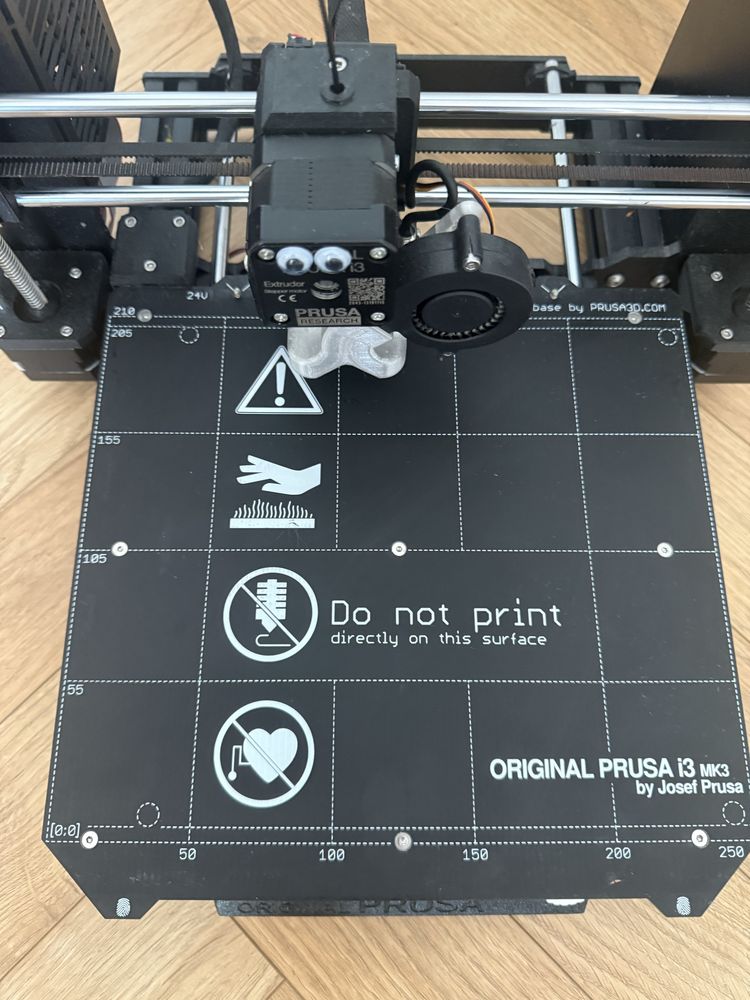 Oryginalna Prusa MK3S Mało używana - DODATKI / Doskonały stan