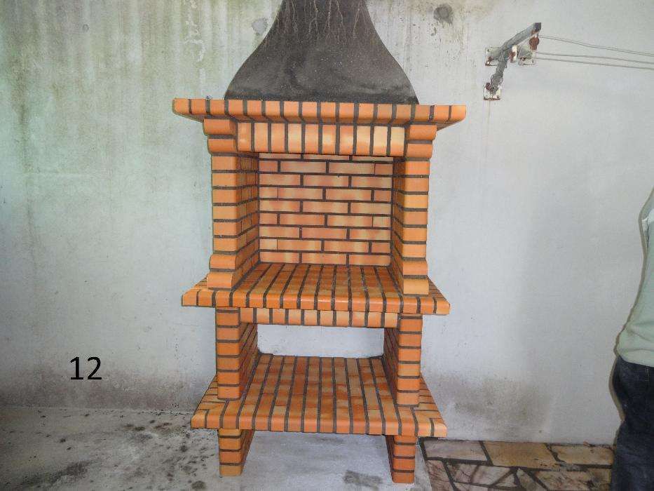 Churrasqueira simples em tijolo