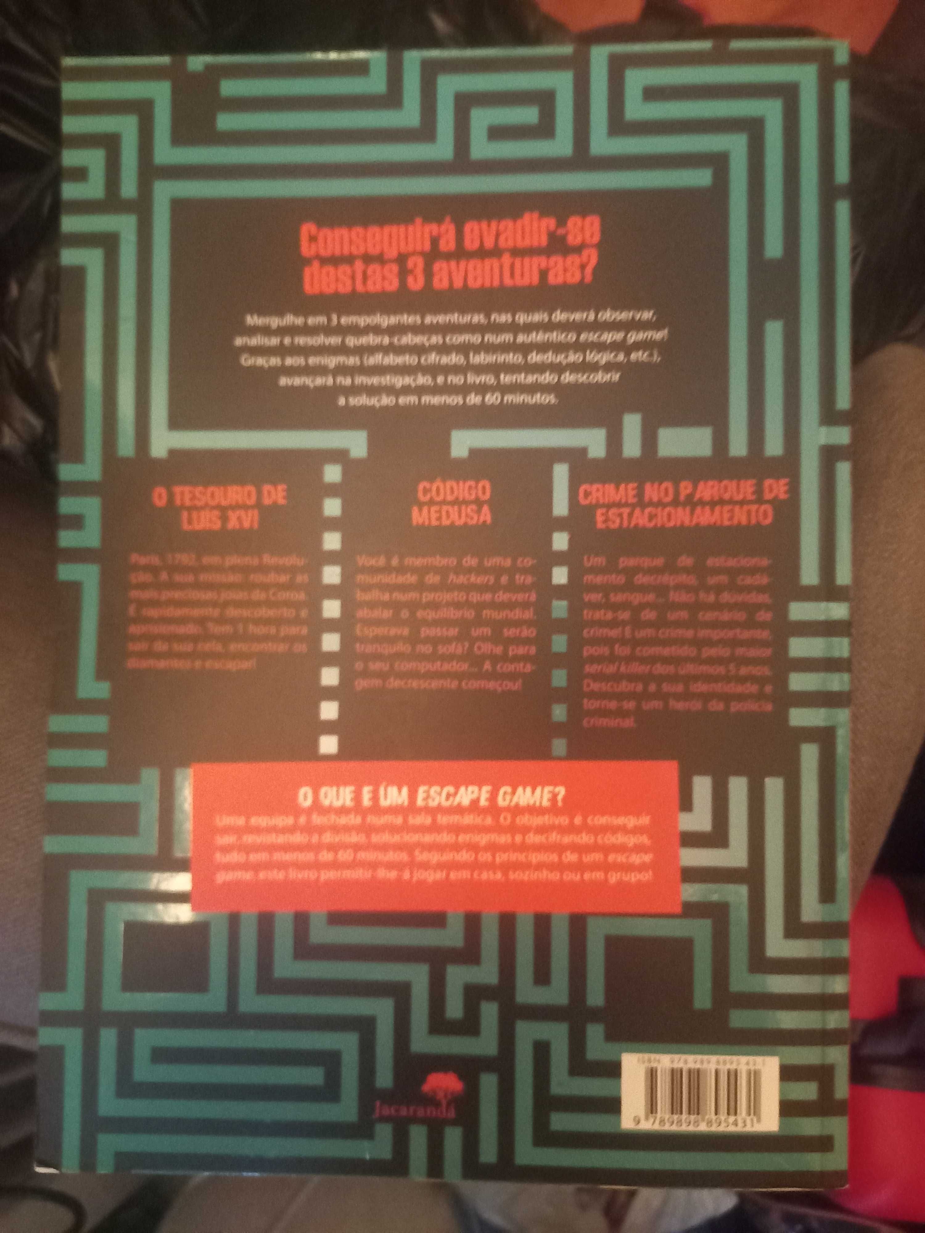 Livro Escape Game - Conseguirá evadir-se