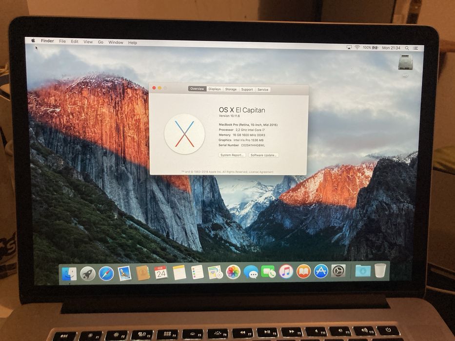 MacBook Pro (Retina, 15-inch, Mid 2015)