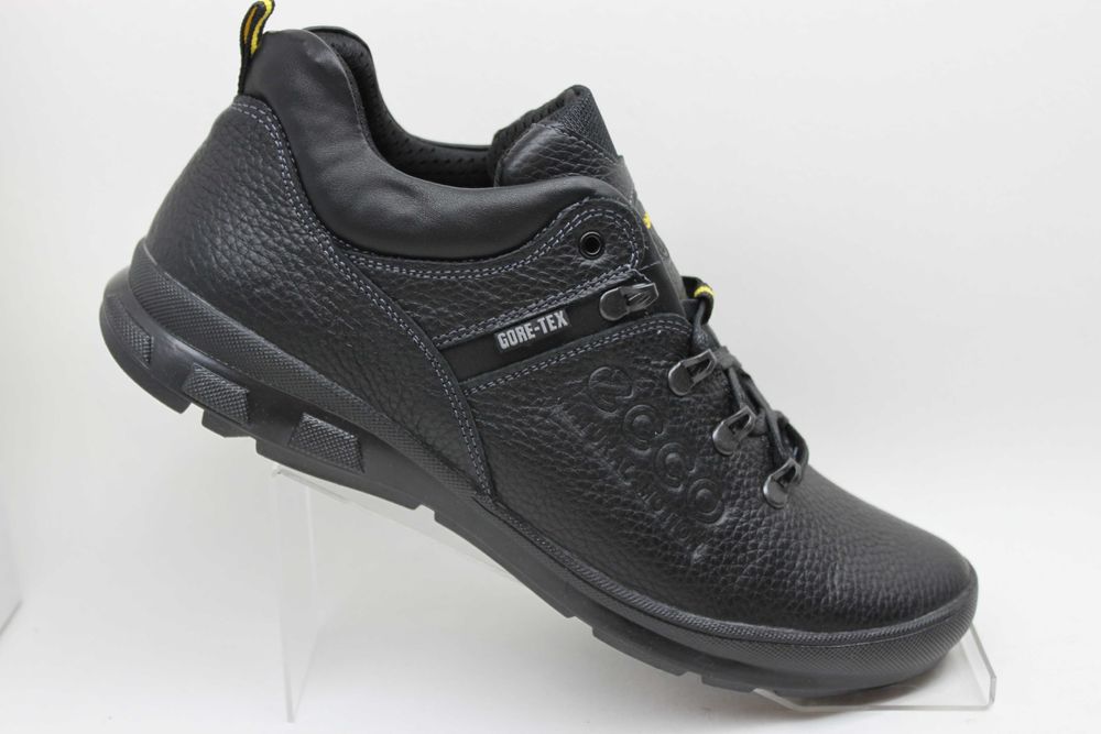 ECCO - кожаные кроссовки туфли кеды кросівки с Gore-Tex.(код:12-3кожа)