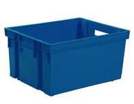 pojemnik plastikowy 30l handling niebieskie