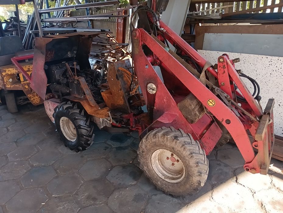 Miniładowarka schaffer 217s uszkodzona schäffer 217s weidemann