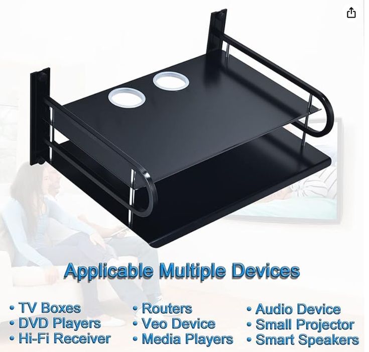 Półka czarna dwuwarstwowa