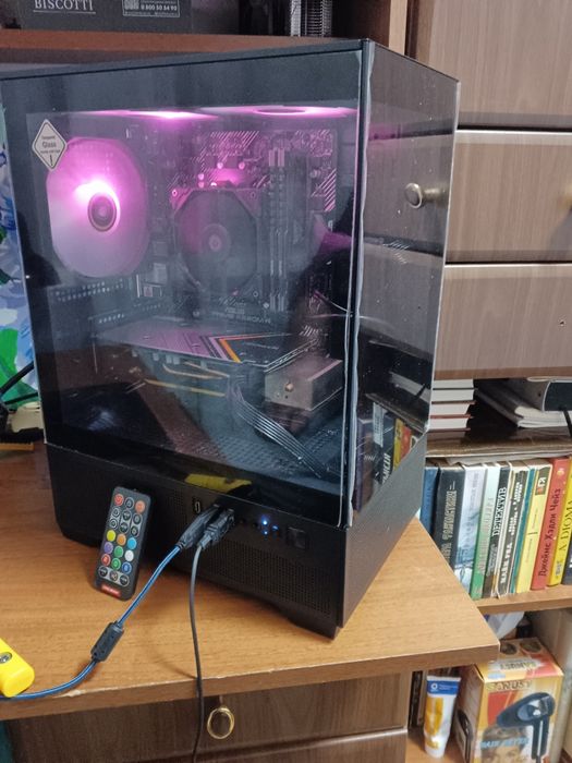 Ігровий ПК комп'ютер АМ4 Ryzen 5 5500/rx 5600xt/m2 480g/DDR 4 16g/ARGB