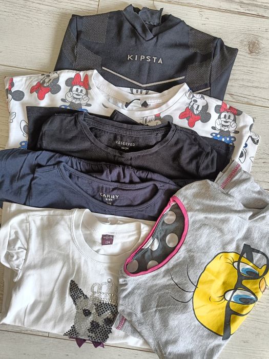 Paka ubrań dla dziewczynki 128/134