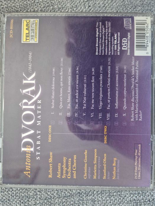 CD DSD Jeppe Moulijn , Dvorak - Stabat Mater , класика