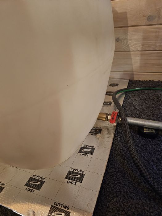 Zbiornik 500l na wodę pitną z zaworem