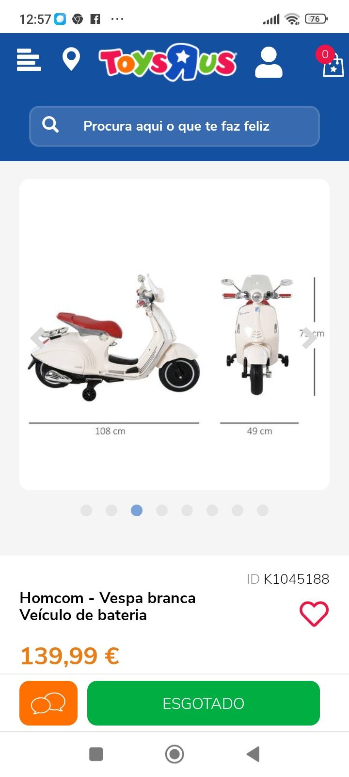 Mini vespa elétrica para criança com sistema de som melhor